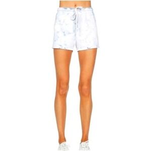 Revolve Michael‎ Lauren Vito shorts size large white yellow blue tie dye NWT